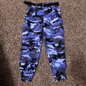 Blue Cargo Pant